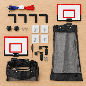 Sturdy Acrylic Basketball Laundry Hamper Waterproof and Sturdy for Bathroom or Kids Room Use